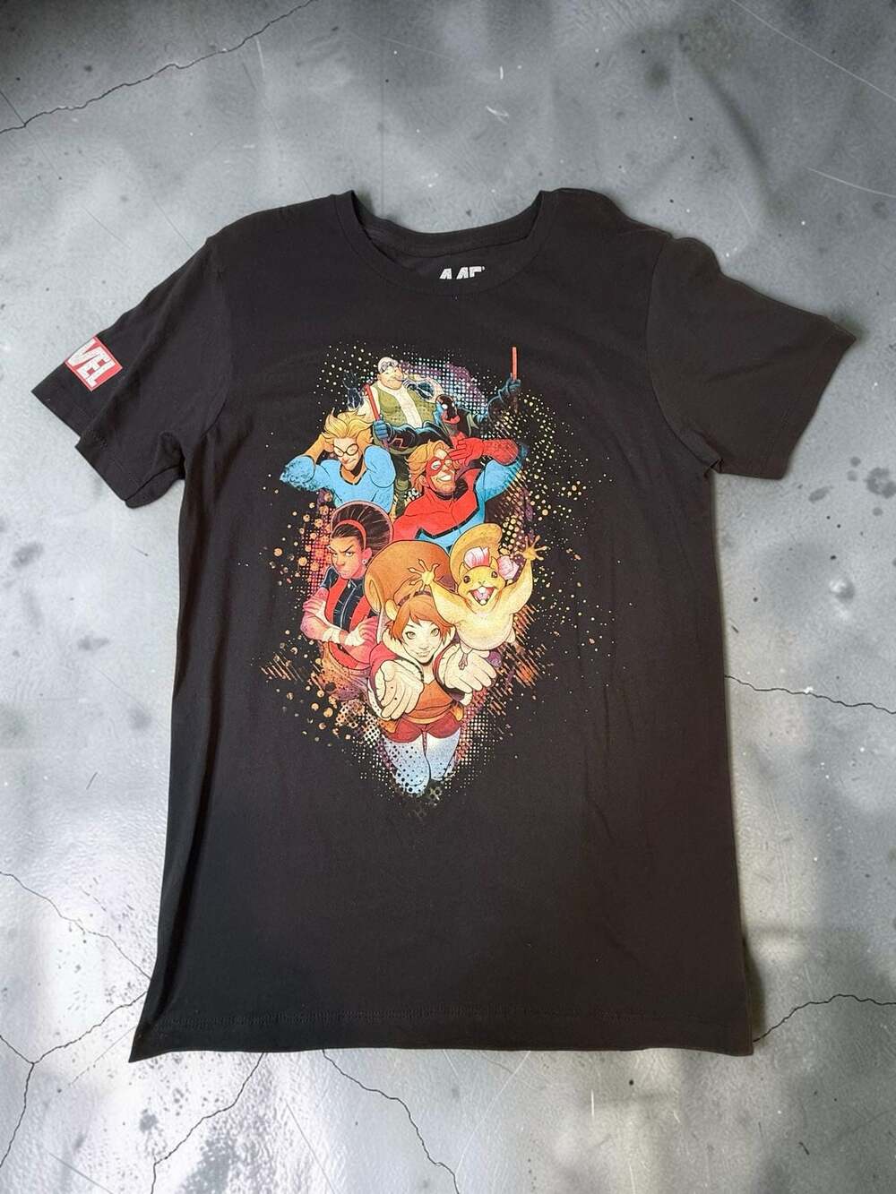 Marvel The Unbeatable Squirrel Girl Graphic T-Shirt Black
